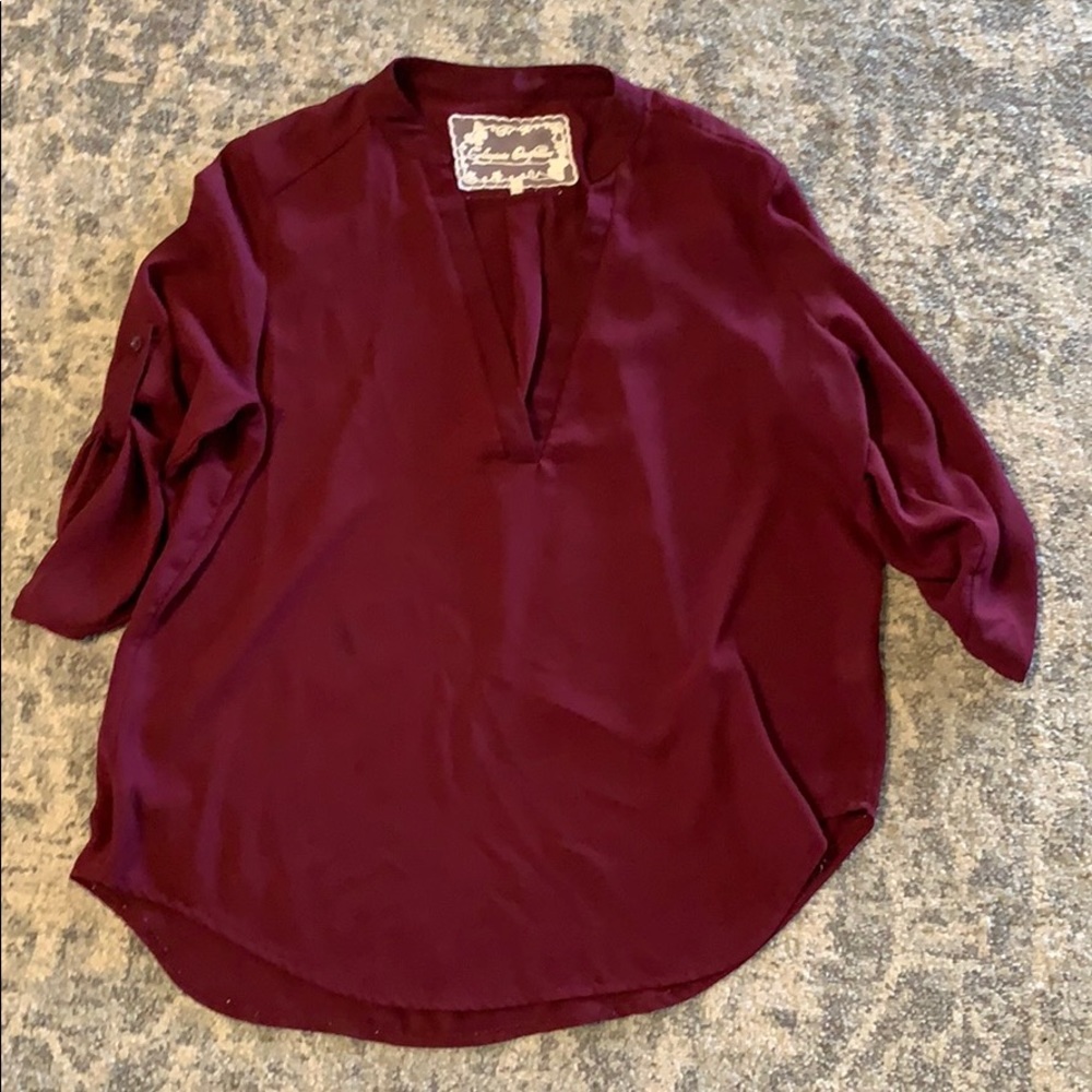 Collegiate Outfitters Maroon Blouse